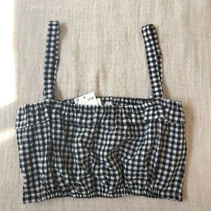 H&M Gingham Crop Top